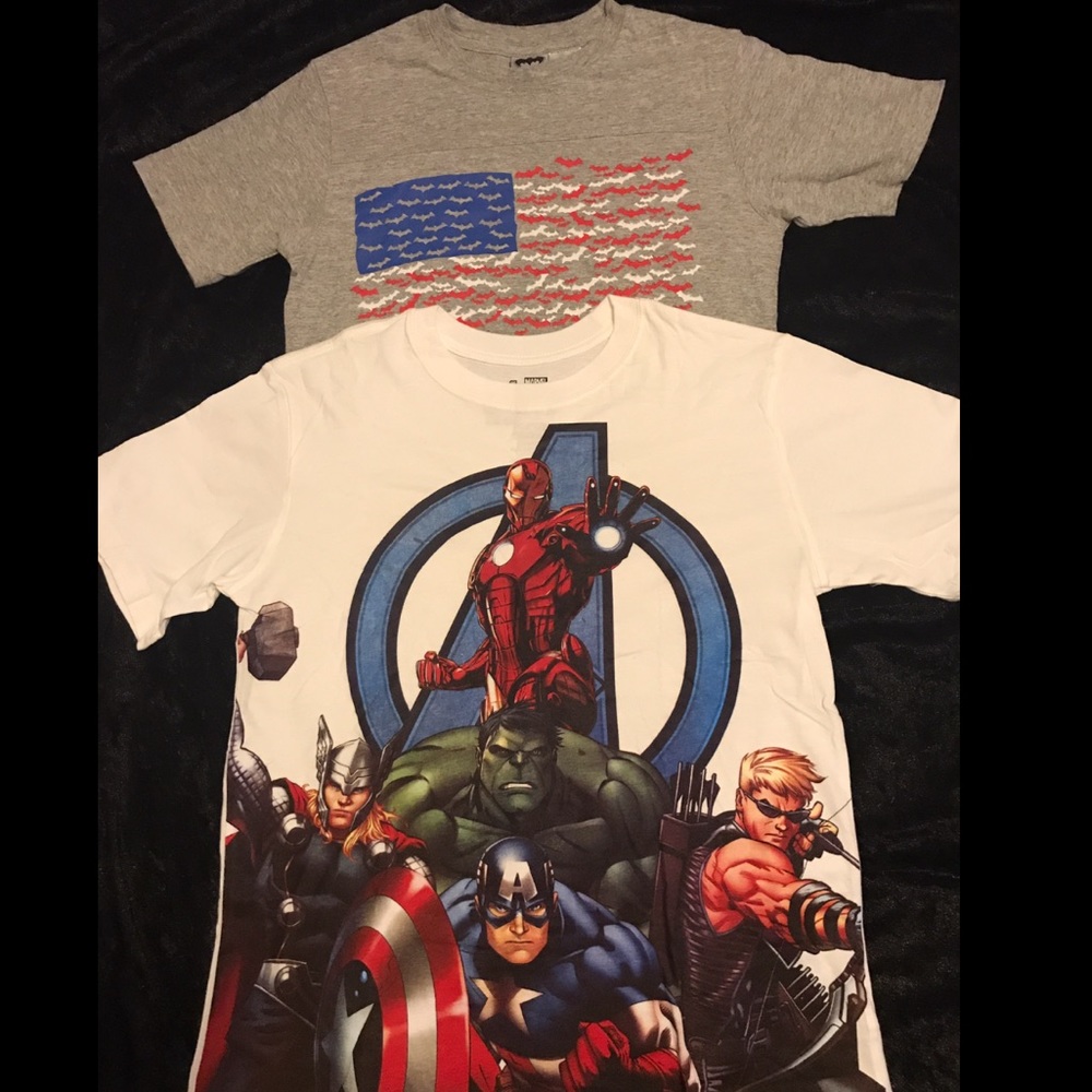 6 T-shirt’s for boys size L (10-12)